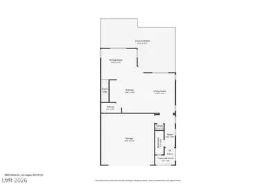 5485 Home Street, Las Vegas, NV 89122 Floor Plan