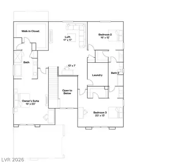 1542 Dolce Vento Place, Henderson, NV 89011 Floor Plan
