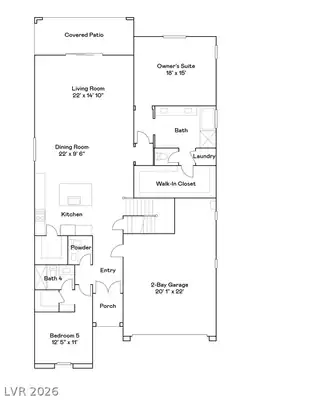 1513 Capri Cascades Court, Henderson, NV 89011 Floor Plan