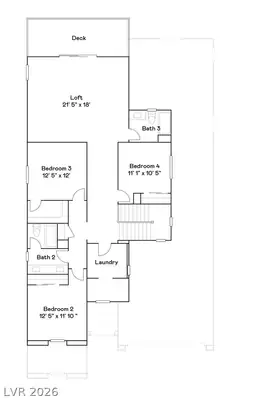 1513 Capri Cascades Court, Henderson, NV 89011 Floor Plan