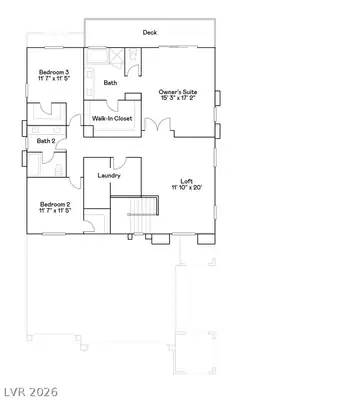 1529 Capri Cascades Court, Henderson, NV 89011 Floor Plan