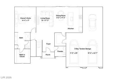 337 Patricia Place, Mesquite, NV 89027 Floor Plan