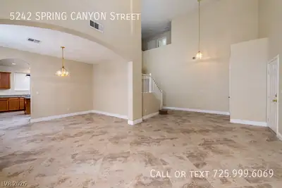 5242 Spring Canyon Street, North Las Vegas, NV 89081 Living Room