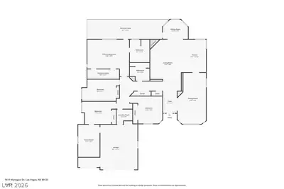 1611 Managua Drive, Las Vegas, NV 89123 Floor Plan
