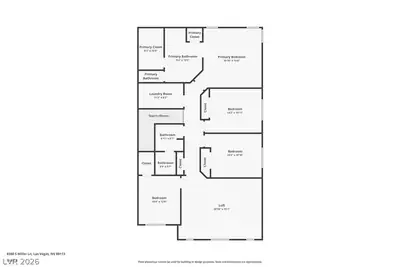 8360 South Miller Lane, Las Vegas, NV 89113 Floor Plan
