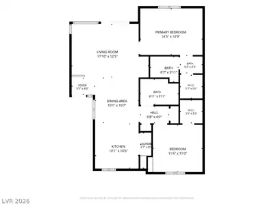 3125 North Buffalo Drive 1145, Las Vegas, NV 89128 Floor Plan