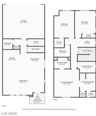 1966 Via Delle Arti, Henderson, NV 89044 Floor Plan