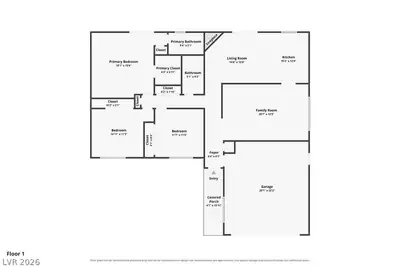 1615 Abby Avenue, Henderson, NV 89014 Floor Plan