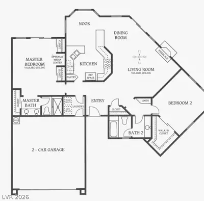 7237 VISTA BONITA Drive, Las Vegas, NV 89149 Floor Plan