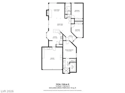 2101 Sun Swept Way, Henderson, NV 89074 Floor Plan