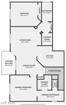 6252 Ordaz Avenue 101, Henderson, NV 89011 Floor Plan
