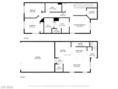 224 Wewatta Avenue, Henderson, NV 89011 Floor Plan