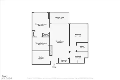 2700 Las Vegas Boulevard 707, Las Vegas, NV 89109 Floor Plan