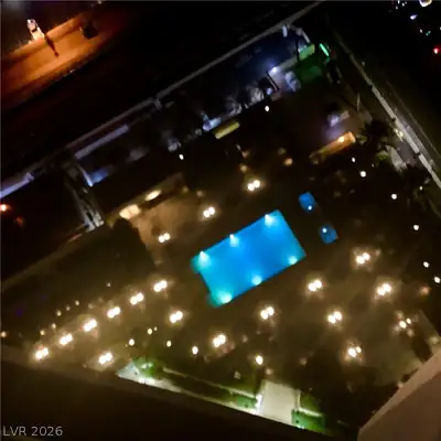 125 East Harmon Avenue 3809, Las Vegas, NV 89109 Aerial View