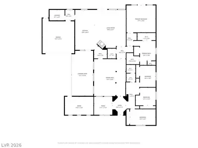7301 Lake Farm Avenue, Las Vegas, NV 89131 Floor Plan