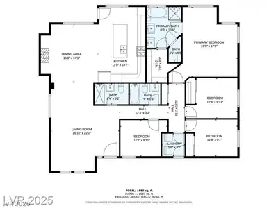 1793 Clear River Falls Lane, Henderson, NV 89012 Floor Plan