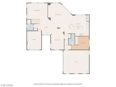 2020 Humble Hollow Place, North Las Vegas, NV 89084 Floor Plan