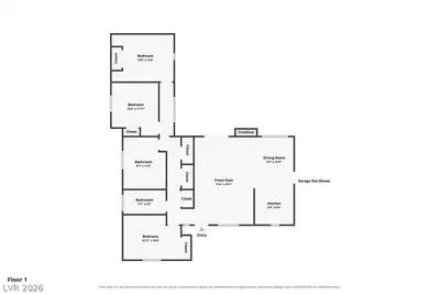 3158 La Luna Circle, Henderson, NV 89014 Floor Plan