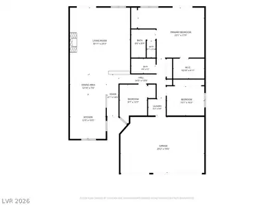 207 Pretty Sunset Terrace, Henderson, NV 89015 Floor Plan