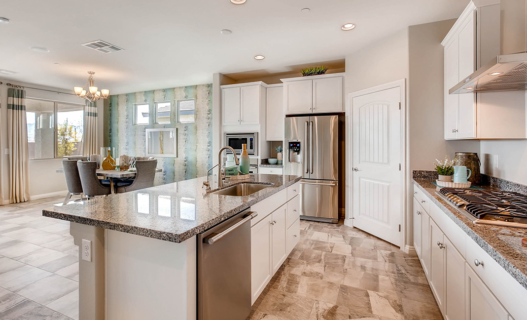 Cordera Ranch model: kitchen